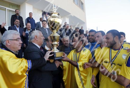 الحسين اربد بطلا لدوري الدرجة الاولى (صور)